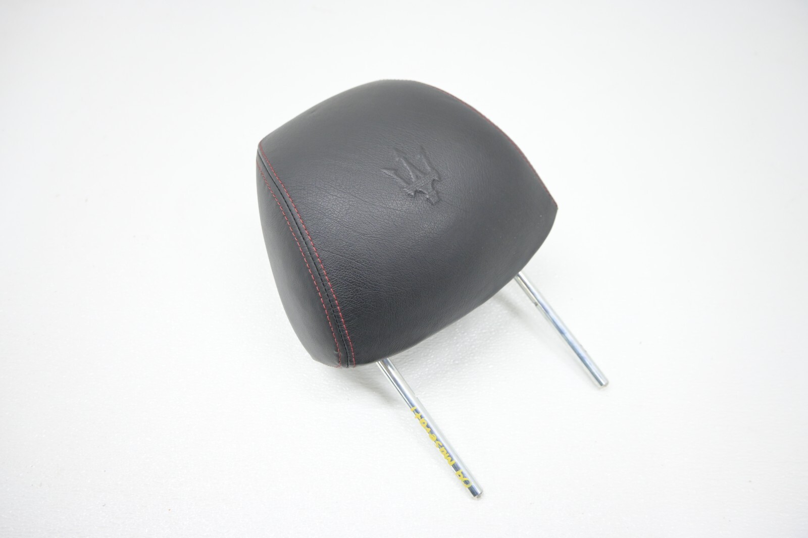 ⭐ 08-17 Maserati Granturismo Right or Left Seat Headrest Leather Black & Red Oem