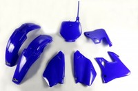 Set Plastics Motorradverkleidungen Yamaha Yz 125 - 250 1996 - 1999 Blau Ufo