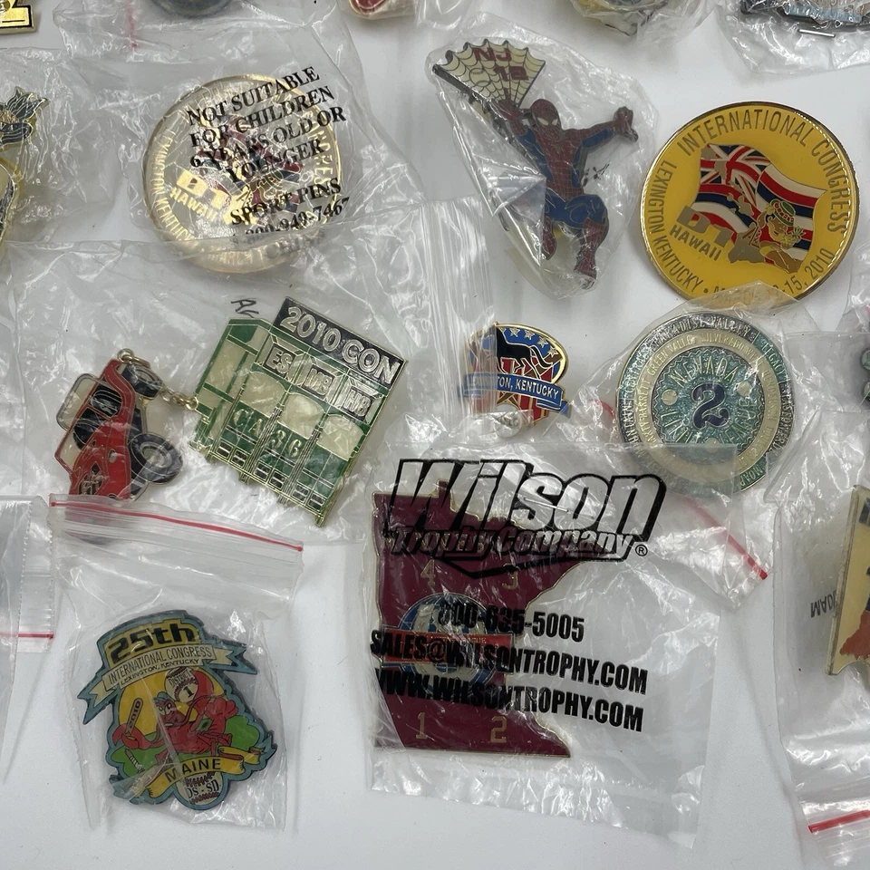 25º Congreso Internacional Congreso Mundial de Pequeñas Ligas 2010 Lexington KY Pins Foto 3 de 4