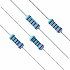 10 PCS 2.2 K  Ohm 1 Watts Metal Film Resistors 1% Tolerance  Shipped  From USA