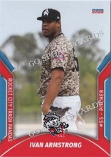 2022 Rocket City Trash Pandas Ivan Armstrong RC Rookie Los Angeles Angels DR