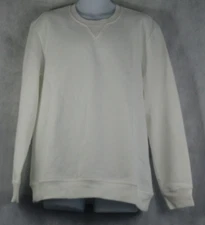 Charter Club Men's Solid Long-Sleeve Lounge Pajama Top, Angel White, Medium