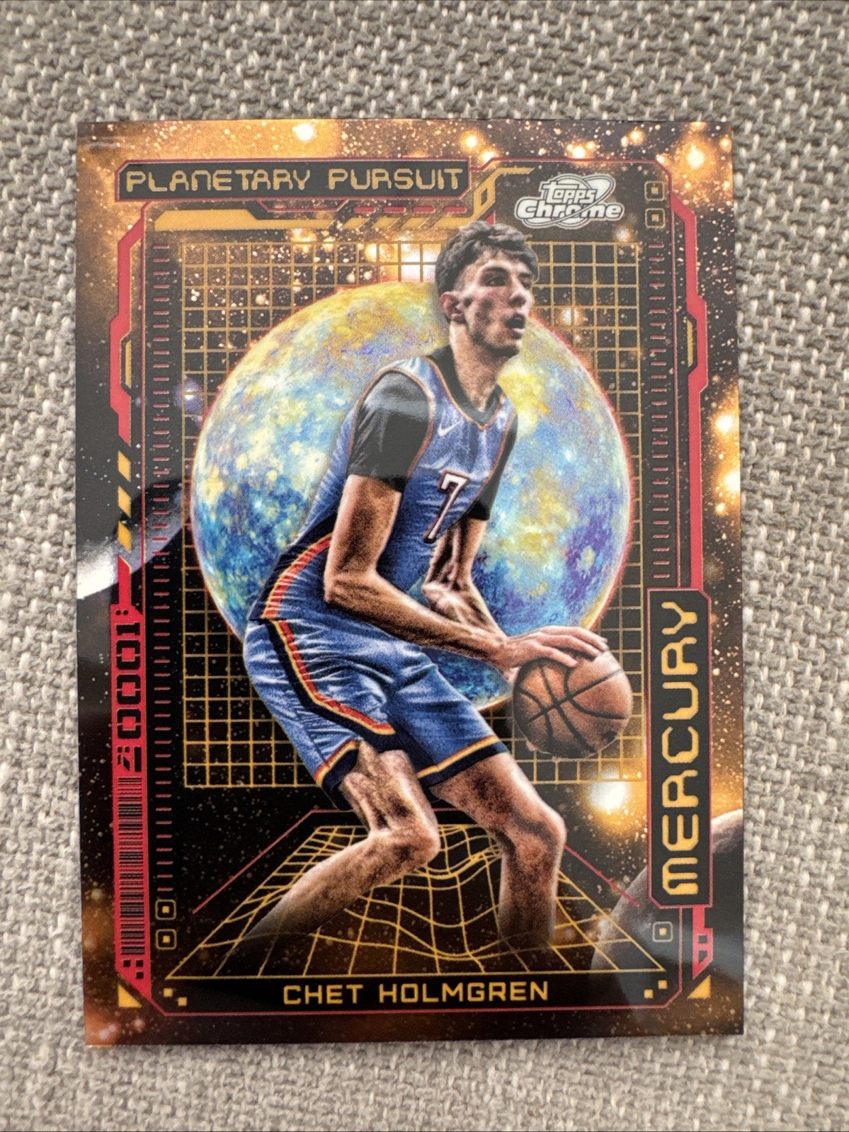 2023-24 Topps Cosmic Chrome - Planetary Pursuit Chet Holmgren #PPM-8 Mercury
