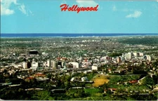 Hollywood - Los Angeles California CA : PANORAMIC SCENE d/24 BG5043