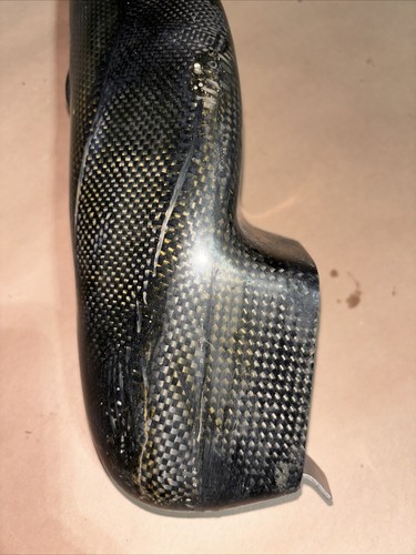 DUCATI 748 916 996 998 CORSA Big Hole CARBON LEFT RAM AIR INTAKE DUCT TUBE - Picture 4 of 14