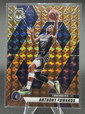 Panini 2024-25 Mosaic Anthony Edwards #36 Bronze Mosaic Prizm /75