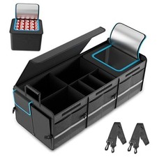  Organizzatore Bagagliaio Auto - 2,5mm PP Board Costruito, 35L Refrigeratore a Prova di Perdite, 105L BLU