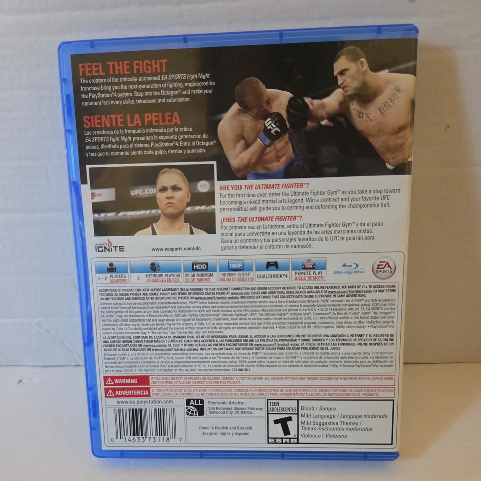EA Sports UFC (Sony PlayStation 4, 2014) - Image 3 of 3