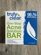 Truly Clear One-Step Acne Bar  Plant-Based Soap with Salicylic  Hyaluronic Acid