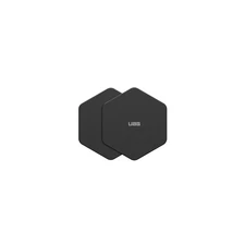 UAG 2-Pack Magnetic Metal Hexagon Sticker 3M Adhesive Wall Mount for Phone Black