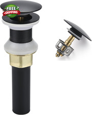 Bathroom Sink Drain Drain Stopper Bathroom Sink without Overflow Pop up Drain