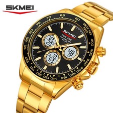 SKMEI Men Digital Watch Outdoor Sport Wristwatch Student Boys Alarm LED Watches