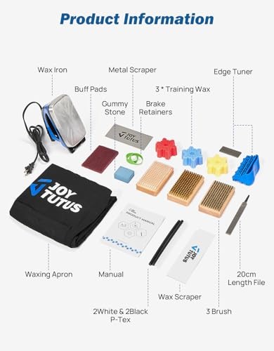  Ski & Snowboard Tuning Kit with Wax, Standard & Advance & Professional Kit