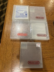 Lot of 5 NES Nintendo Games: Duck Hunt Pinball Top Gun Bowling & Star Force