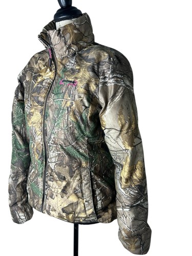 Realtree Jacket Women’s Size Small Camo Pink Inside - Picture 2 of 6