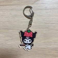 Sanrio Kuromi Strawberry Acrylic Keyholder