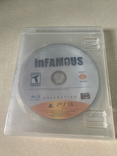 Infamous Collection (Sony, PS3) DISC ONLY In Generic Case Tested MINT - Picture 6 of 7