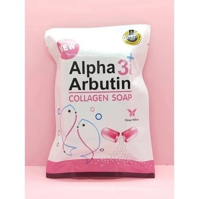 Neu 2 x Alpha 3 Plus Arbutin Collagen Whitening Body Soap - Skin Radiance Bright