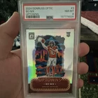 Panini 2024 Donruss Optic Uptowns Bo Nix #3 Broncos Rookie Insert PSA 8 Football