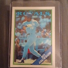 1988 Topps - Bo Jackson #750 Kansas City Royals Base Set Baseball Card