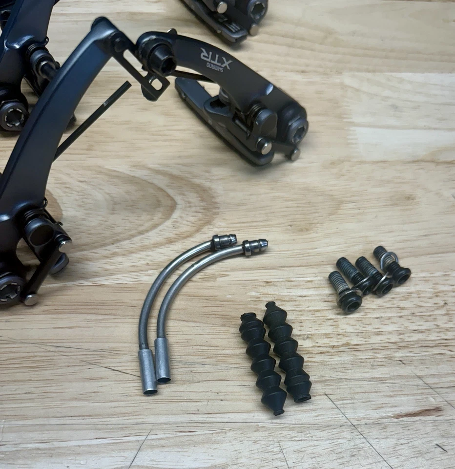 Vintage Shimano XTR BR-M951, V-Brakes F/R Linear Pull MTB Original Hardware 90s - Image 4 of 4