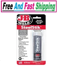 J-B Weld 8267 SteelStik Steel Reinforced Epoxy Putty Stick - 2 oz.