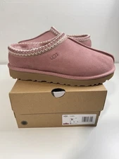 UGG Tasman Pink Dawn Women Size US 8/UK 6 Suede & Sheepskin Slipper 1174470-PDW