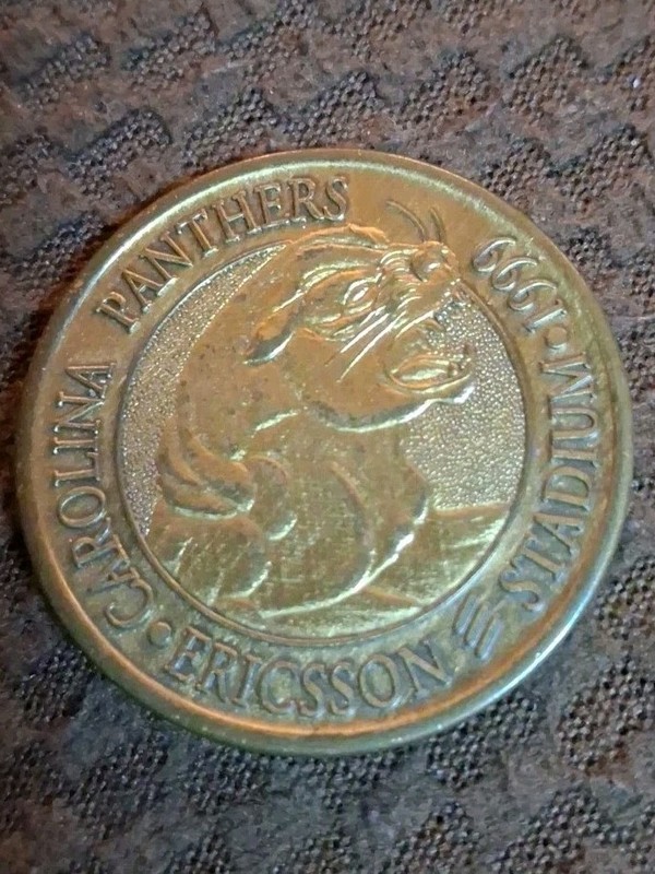 1999 SeasonOpener Ericsson Stadium Carolina Panthers vs Pittsburgh Steelers Coin
