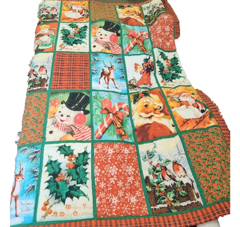 Totalmente Nuevo En Sellado Embalaje Original Navidad Tapiz Tirar Manta o Edredón Foto 4 de 4