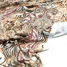 2m Designer Sommer Baumwolle Jersey Shirt Kleid Rock Baumwollstoff