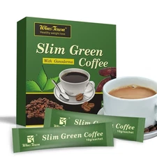 SLIM Green Coffee Ganoderma HEALTHY WEIGHT LOSS Control Detox Tea - USA Seller