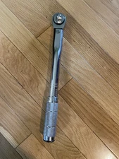 12" Adjustable 3/8" Drive Torque Wrench Chrome Mechanic Hand Tool