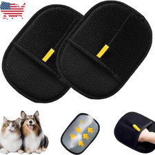 2-Pack Glove Cat Grooming Gloves Cat Hair Remover New Pet Dog Hair Remover