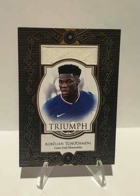 Futera Unique 2024 Aurelien Tchouameni Triumph Match Worn Patch /18 C1094