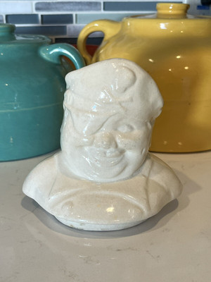 VINTAGE 1940's PIRATE COOKIE JAR LID