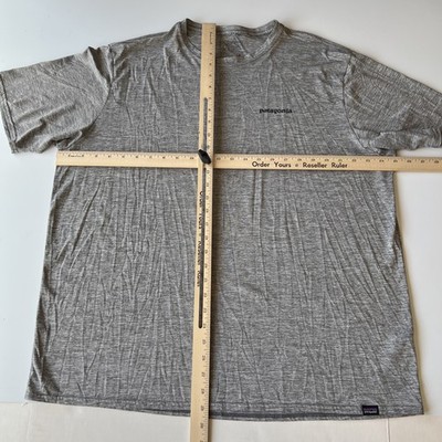 Patagonia Capilene Cool Daily Shirt Mens 2XL Gray Graphic Tee Performance UPF 50