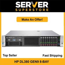 HP ProLiant DL380 G9 Server 2x E5-2650 V4-24 Cores P440ar 256GB RAM 8x 600GB SAS