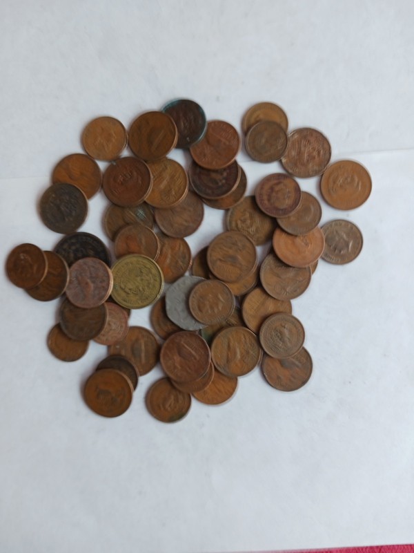 World Coins - Vintage Mexico Coppers, 1940's - 1950's Lot 1