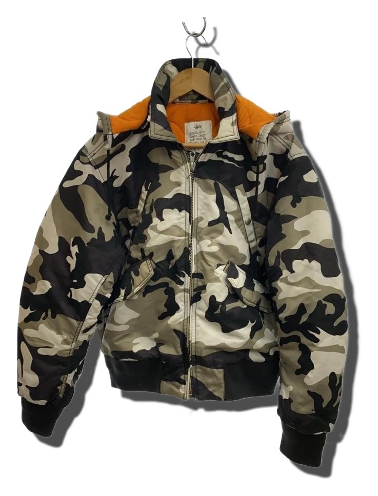 STUSSY 25AW Flight Bomber Jacket S Camo 115865 Men 9691