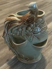 McCoy Pottery Bird Of Paradise Peacock Planter Vase 1940’s USA