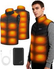 Heated Vest for Men with 15,000 Mah Battery Pack, Lightweight Men'S Heated Vest