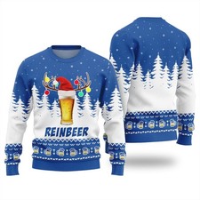 Funny Reinbeer Ugly Christmas Sweater Fullsize S-6XL, Funny Claus Ugly Christ