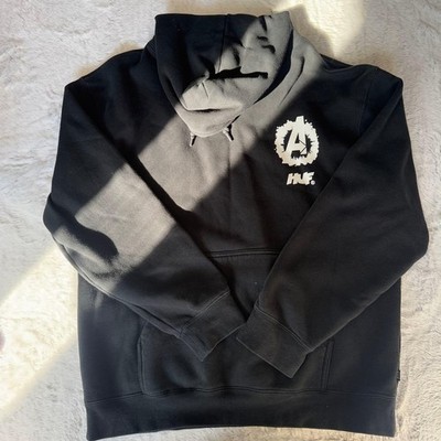HUF MARVEL Collaboration Black Hoodie L