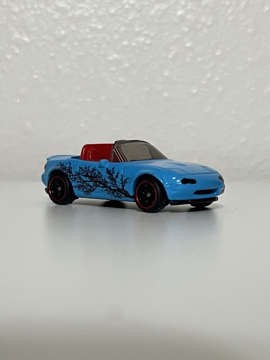 Hot Wheels Custom Cherry Blossom Red And Blue Mazda MX5 Miata | eBay