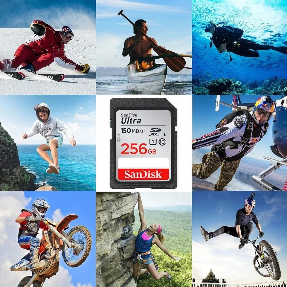 SanDisk Ultra SDHC/SDXC UHS-I Memory Card 32GB 64GB 128GB 256GB Up to 150MB/s - Image 4 of 4