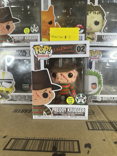Custom Bloody Super GITD Funko Pop! Nightmare on Elm Street Freddy Krueger - Picture 17 of 23