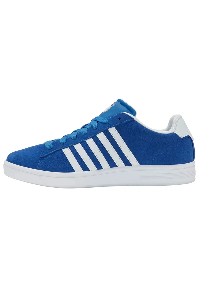 K-Swiss Court Tiebreak II SDE Zapatos De Cuero Para Hombre 09492-444 Azul - Imagen 3 de 4