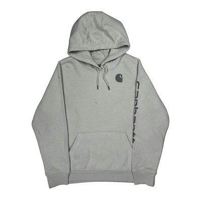 Carhartt Spellout Hoodie - XL Grau Baumwolle