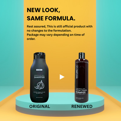 NATUREPOP PREMIUM BLACK GARLIC SHAMPOO 16.9 FL OZ [ MADE IN KOREA ]