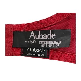 AUBADE PARIS Women&rsquo;s Lace Balconette Bra Size 36 Unlined Underwire France